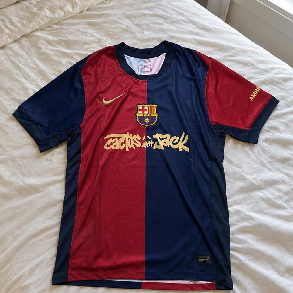 FC Barcelona x Travis Scott Limited Edition Match Home Jersey 2024/25